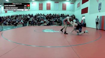 175 lbs Quarterfinal - Austin Wheatley, West Geauga vs Gavin Herndon, Akron Springfield