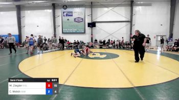 57 kg Semifinal - Mason Ziegler, Steller Trained RanCor Battalion vs Carson Walsh, Edge Black