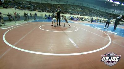 46 lbs Consi Of 16 #2 - Nash Leisinger, Choctaw Ironman Youth Wrestling vs Giovanni Gonzales, Standfast