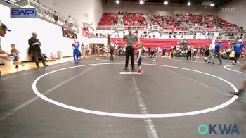 43 lbs Consi Of 16 #2 - Truett Marlatt, Woodward Youth Wrestling vs Slader Gibson, Team Guthrie Wrestling