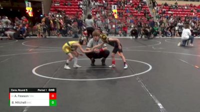 49 lbs Cons. Round 5 - Asher Fewson, The Best Wrestler vs Brody Mitchell, Bobcat Wrestling Club