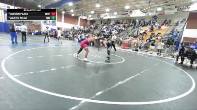 132 lbs Quarterfinal - Aaron Silva, Corona Del Mar vs Jayden Plata, Downey