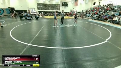 113 lbs Round 4 (10 Team) - Zander Montoya, Broomfield vs Jacob Horwitz, Fort Collins