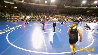 150 lbs Rr Rnd 1 - Makenzi Estrada, Coweta Tiger Wrestling vs Amirah Lencrerot, The Glasgow Wrestling Academy