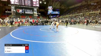 113 lbs Rnd Of 128 - Truth Vesey, Illinois vs Garrett Head, Oregon