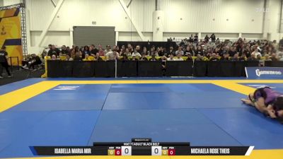 Michaela Rose Theis vs Isabella Maria Mir 2025 World IBJJF Jiu-Jitsu No-Gi Championship