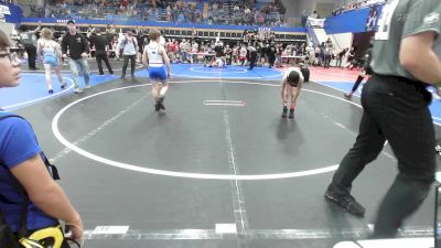 80 lbs Consi Of 8 #2 - Wyatt Haire, HURRICANE WRESTLING ACADEMY vs Kaiden Koehn, Glenpool