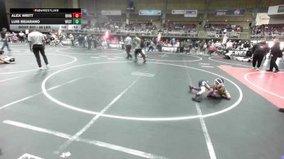 46 lbs Quarterfinal - Alex Writt, Duran Elite vs Luis Bejarano, Westy Futures