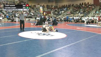 5A 120 lbs Quarterfinal - Kayden Looney, Mountain Home vs Casey Martin, Maumelle