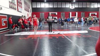 132 lbs Round 4 (12 Team) - Braelyn Arredondo, Homedale vs Joel Knapp, Gooding High School