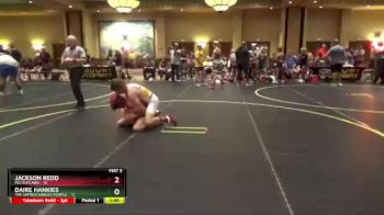 125 lbs Round 1 (4 Team) - Jackson Redd, MO Outlaws vs Daire Hankies, The Untouchables Purple