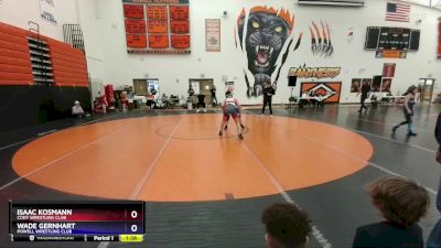 135 lbs Round 2 - Isaac Kosmann, Cody Wrestling Club vs Wade Gernhart, Powell Wrestling Club