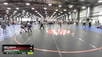 84 lbs Rd# 7- 10:45am Saturday Final Pool - Troy Carizals, Team Ohio vs Maddox Plambeck, Maryland BLACK