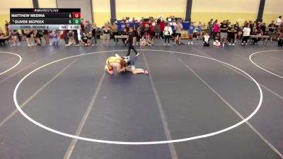 215 lbs Cons. Round 2 - Matthew Medina, IL vs Oliver McPeek, IL