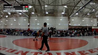 285 lbs Cons. Semi - Carson Hatch, Cal Poly Humboldt vs Tyler Doyle, Colorado Mesa