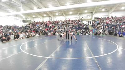 81 lbs 1st Place Match - Hendrix Daybell, Payson Lions Wrestling Club vs Azariah Rodriguez, Northside Wrestling Club