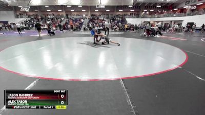 133 lbs Cons. Round 5 - Alex Tabor, Lindsey Wilson (Ky.) vs Jason Ramirez, Arizona Christian University