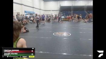 60 lbs Round 3 (4 Team) - Tristian Peppers, Ohio Heros vs Zacoby Holmes, Bad Bass