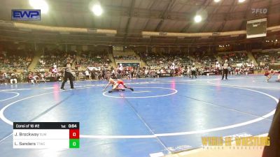 64 lbs Consi Of 16 #2 - Joshua Brockway, Summit Wrestling Academy vs Lincoln Sanders, Team Tulsa Wrestling Club