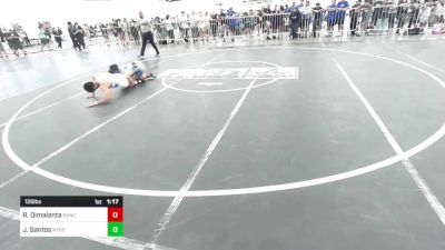 126 lbs Round Of 32 - Ryan Dimalanta, Rancho Bernardo WC vs Juan Santos, Nyssa Mat Club