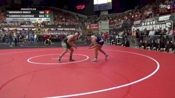 190 lbs Quarterfinal - Broderick Desch, Topeka-Hayden Hs vs Cameron Hagerman, Mulvane