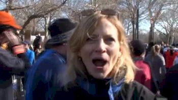 Mary Wittenberg NYRR CEO after the Run for Haiti