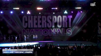 Maryland Twisters - Freeze [2026 L2 Mini - Small Day 1] 2026 CHEERSPORT National All Star Cheerleading Championship