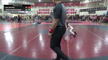 70 lbs Champ. Round 2 - Dax Buttell, Saint Peter Saints vs Owen Pronschinske, LAW