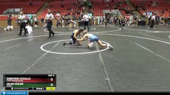 96 lbs Round 2 - Devin Ehler, Storm vs Sabatino Sciullo, Camp Reynolds WC