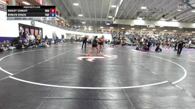 207 lbs Champ. Round 2 - Hailey Conley, Fort Hays State vs Evelyn Stack, Tarleton State