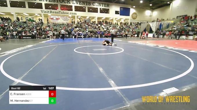 101 lbs Round Of 32 - Caleb Fransen, Upper Valley Aces vs Matthew ...