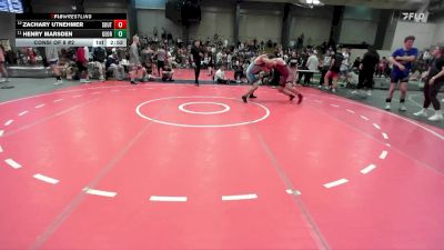 175 lbs Consi Of 8 #2 - Zachary Utnehmer, South Effingham Mustang Wrestling Club vs Henry Marsden, Georgia