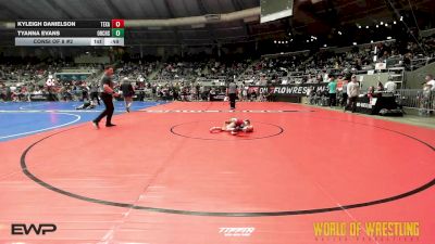 66 lbs Consi Of 8 #2 - Kyleigh Danielson, Texas Elite vs Tyanna Evans, Orchard South WC