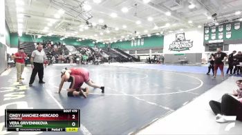 189 lbs Cons. Round 3 - Cindy Sanchez-Mercado, Lawndale vs Vera Grivennikova, La Canada