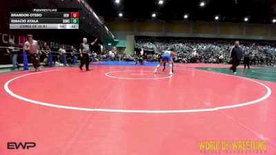 157 lbs Consi Of 32 #1 - Ignacio Ayala, Silverback Wrestling Club vs Brandon Otero, New Breed