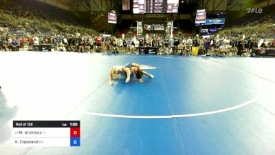 165 lbs Rnd Of 128 - Macullach Andrews, FL vs Kael Copeland, WA