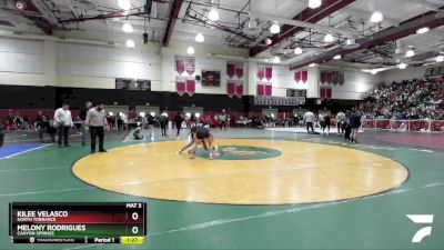 115 lbs Champ. Round 2 - Kilee Velasco, North Torrance vs Melony Rodrigues, Canyon Springs