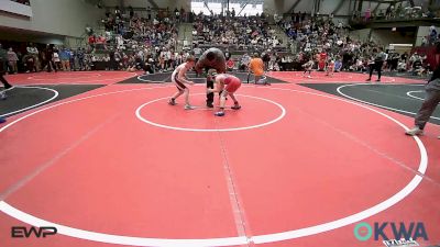 76 lbs Quarterfinal - Bentley Hughart, Raw Wrestling Club vs Waylon Wooten, Warner Eagles Youth Wrestling