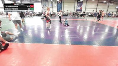 126 lbs Rr Rnd 1 - Lucas Hoffman, Blue Wave 2 vs Richard Rogers, Indiana Outlaws Black