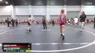 106 lbs Round 5 (6 Team) - Dawson Walker, Misfits vs Nikolas Weathersby, Pedraza Wrestling