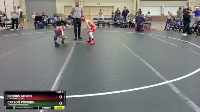 64 lbs 3rd Place Match - Brooks Gilson, Core Wrestling vs Carson Powers, Teknique Wrestling