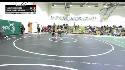 124 lbs Cons. Semi - Paola Cruz Andrade, Victor Valley College vs Alina Hernandez, Bakersfield College