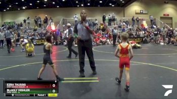 43 lbs Finals (8 Team) - Blakily Mishler, SWAT Gold vs Ezra Taussig, East Kansas Eagles