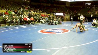 190 Class 4 lbs Cons. Round 1 - Noah White, Lee`s Summit North vs Patrick Martin, Raymore-Peculiar