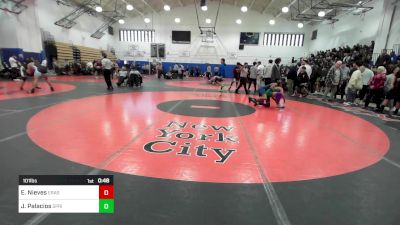 101 lbs Consi Of 16 #2 - Esteban Nieves, Erasmus Hall Campus HS - PSAL vs Julian Palacios, Springfield Gardens-PSAL