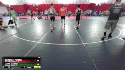 150 lbs Semis & Wb (16 Team) - Izaac Gaines, Geneseo Green vs Jeremiah Peters, Wisconsin Rapids