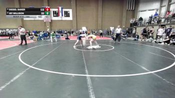 144 lbs Cons. Round 2 - Jet Millison, Basehor-Linwood vs Diesel Baker, El Reno