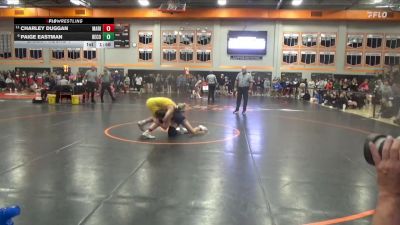 115 lbs Champ. Round 1 - Charley Duggan, Marion vs Paige Eastman, Benton Community