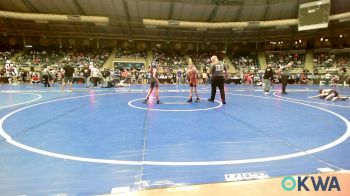 70 lbs Round Of 16 - Kylie Kehl, Sallisaw Takedown Club vs Jemma Jones, Cyril Youth Wrestling