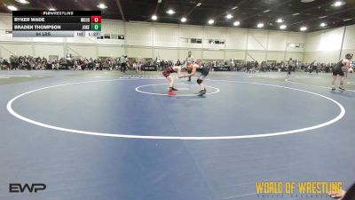 84 lbs Rr Rnd 4 - Ryker Wade, Mojo Mulisha 12U vs Braden Thompson, Jokers 12U